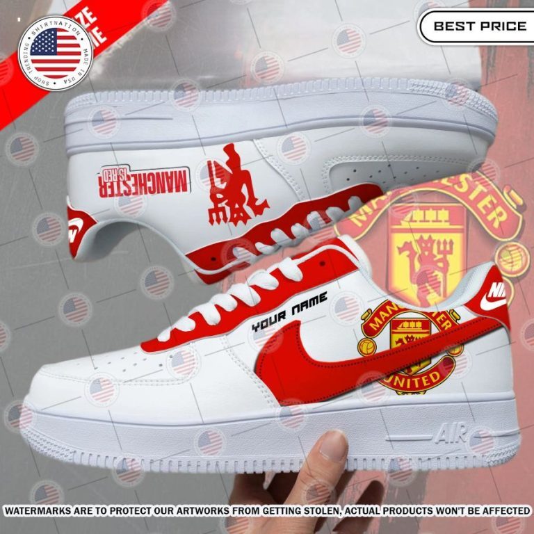 manchester united custom nike air force shoes 2