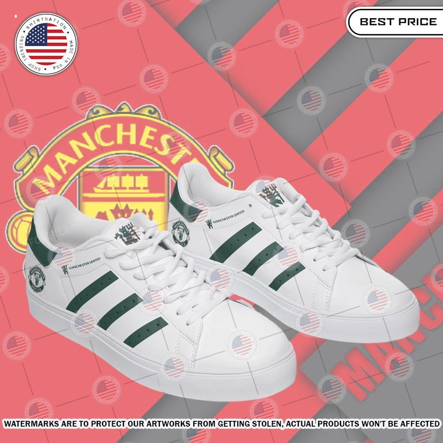 Manchester United Stan Smith Shoes Natural and awesome
