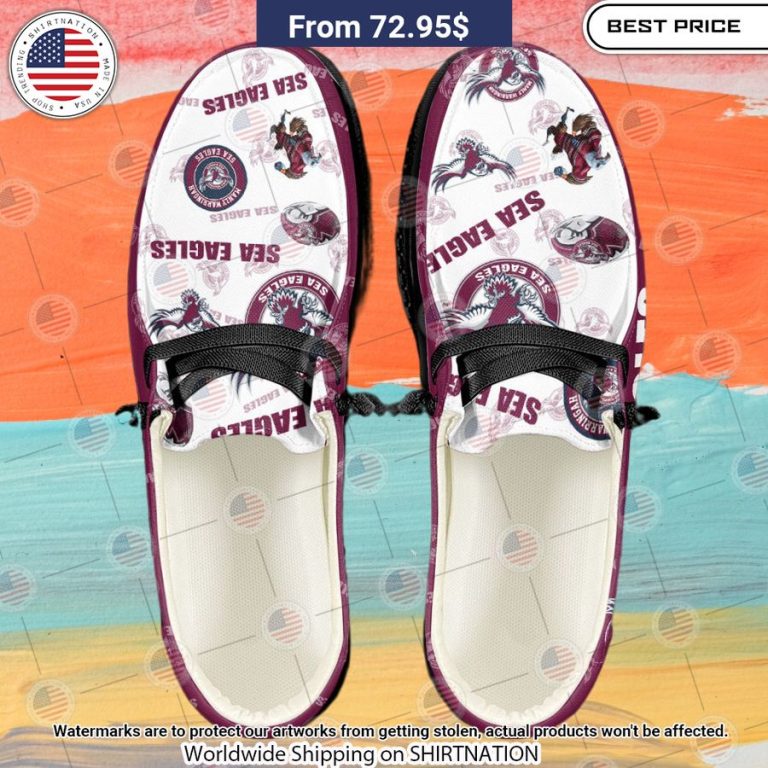 Manly Warringah Sea Eagles Custom Hey Dude Shoes You tried editing this time?