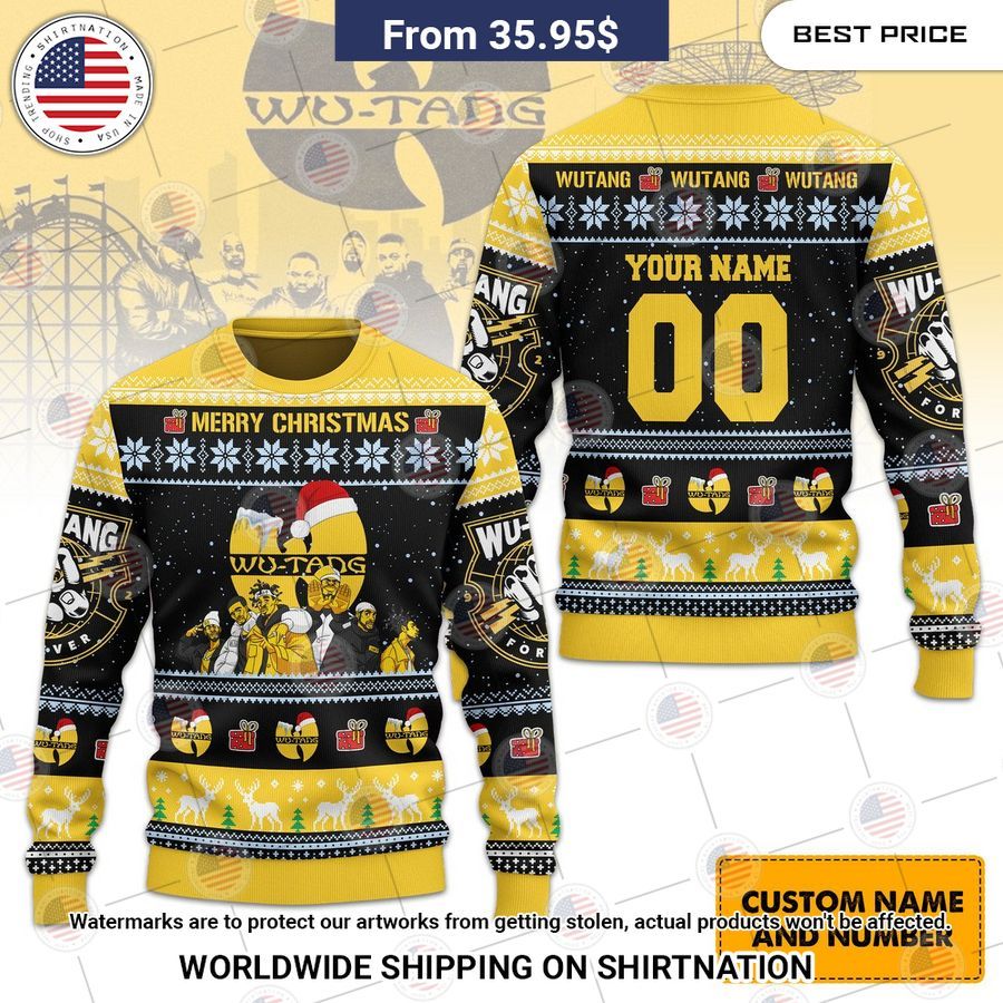 Merry Christmas Wu Tang Custom Sweater You look fresh in nature