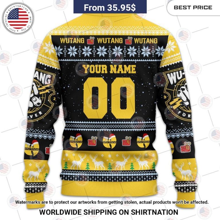 Merry Christmas Wu Tang Custom Sweater Super sober