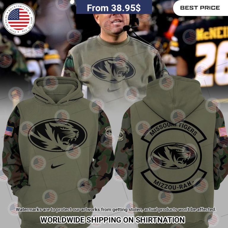 Missouri Tigers Veterans Eliah Drinkwitz Hoodie Is this your new friend?