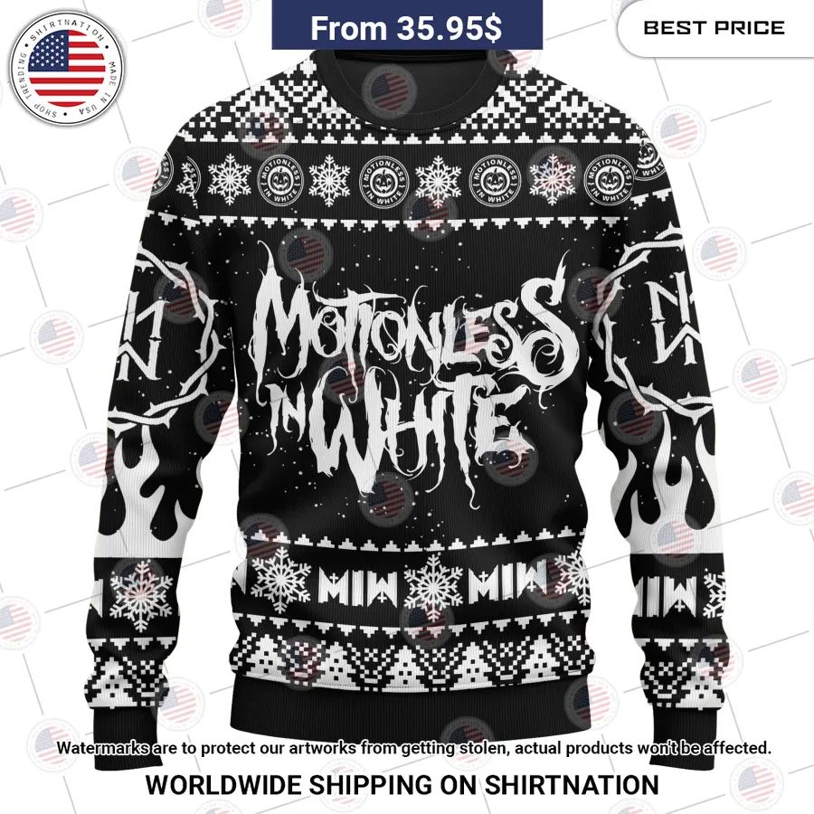 Motionless in White Band Ugly Sweater She has grown up know