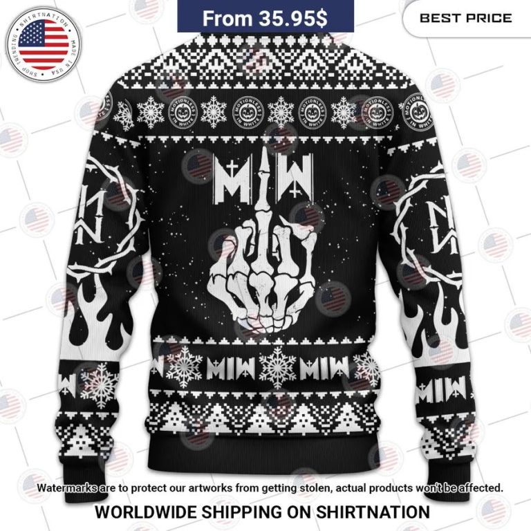 Motionless in White Band Ugly Sweater Heroine