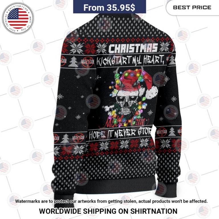 Motley Crue Have A Motley Sixxmas Happy Crue Year Sweater You look too weak