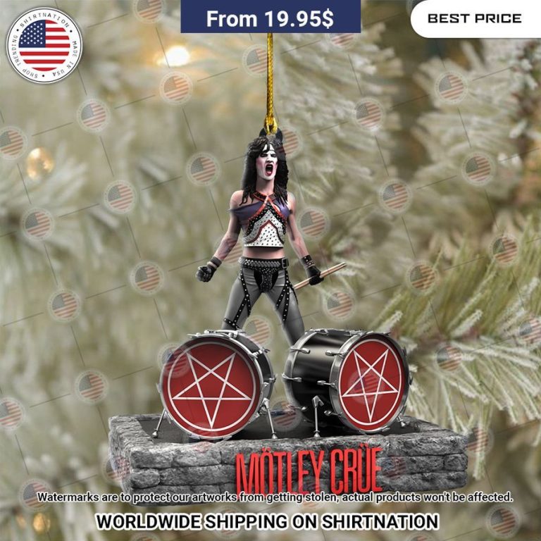 Motley Crue Tommy Lee Christmas Ornament Wow, cute pie