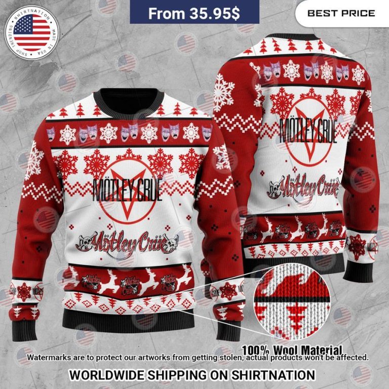 Motley Crue Ugly Sweater Eye soothing picture dear