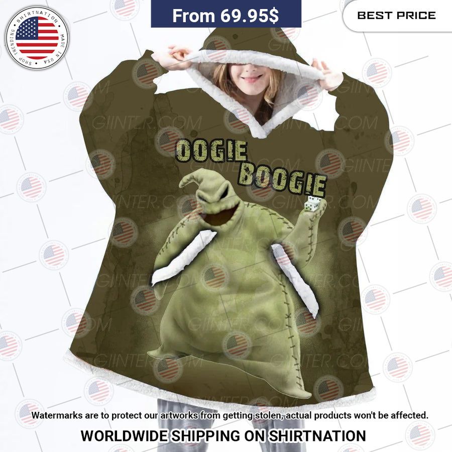 Oogie Boogie Hoodie Blanket Oh my God you have put on so much!