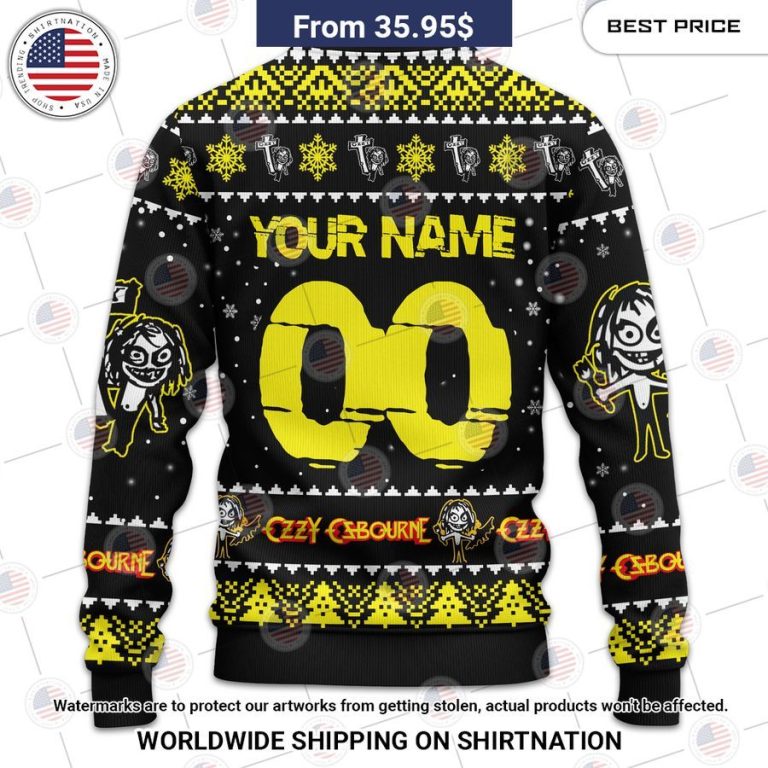 Ozzy Osbourne Skull Christmas Sweater My favourite picture of yours