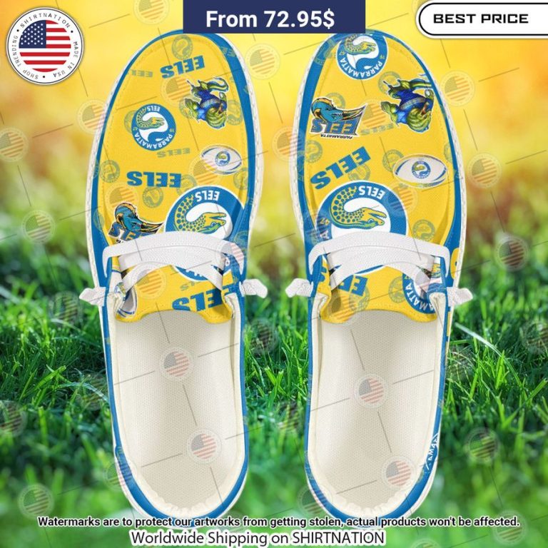 Parramatta Eels Custom Hey Dude Shoes Nice shot bro