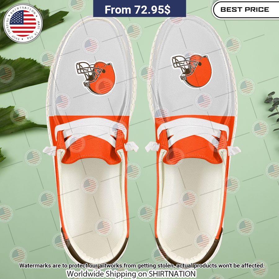 Personalized Cleveland Browns Hey Dude Shoes Shirtnation Shop Trending T Shirts Online In Us