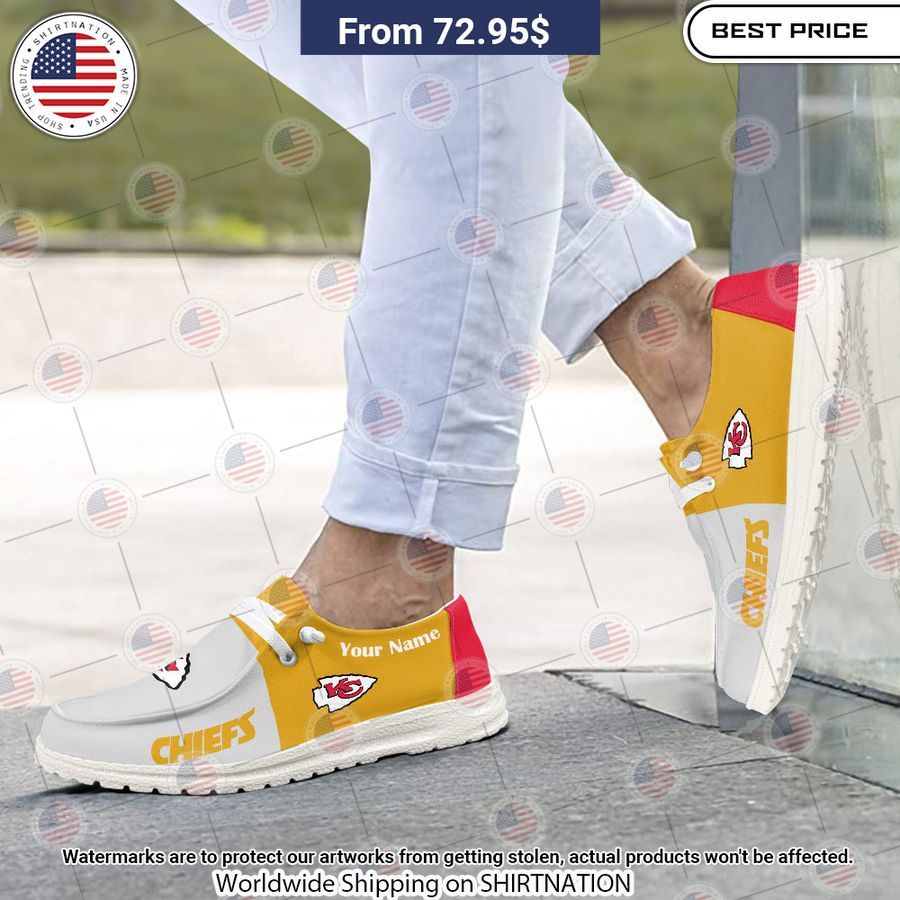 Personalized Kansas City Chiefs Hey Dude Shoes • Shirtnation - Shop