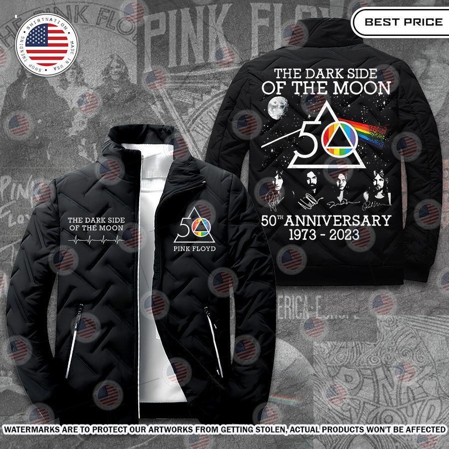 pink floyd the dark side of the moon puffer jacket 1
