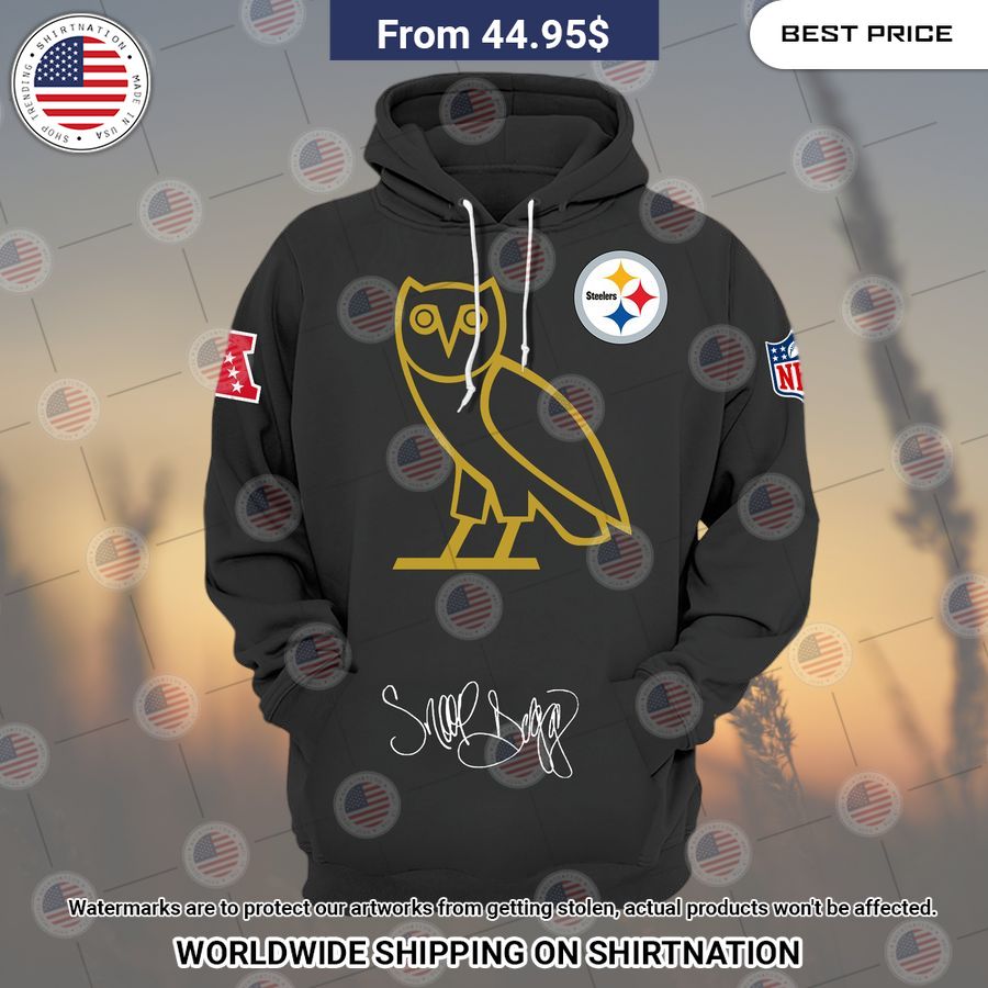 Pittsburgh Steelers Snoop Dogg Hoodie Radiant and glowing Pic dear