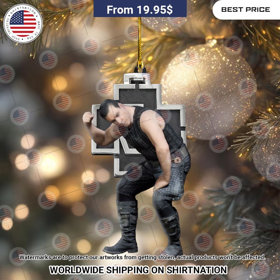Rammstein Richard Zven Kruspe Christmas Ornament Royal Pic of yours