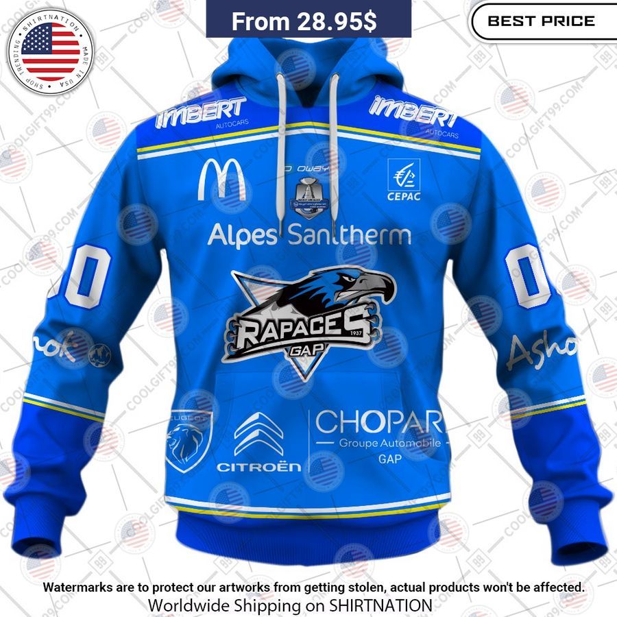 Rapaces de Gap Home Jersey Style Custom Hoodie You tried editing this time?