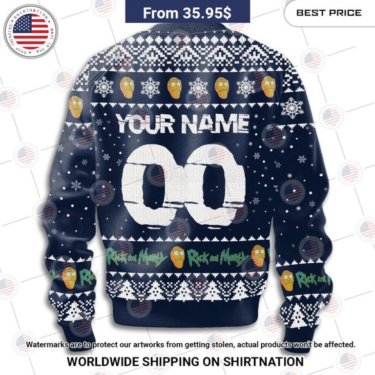 Rick and Morty Merry Schwiftmas Sweater You always inspire by your look bro