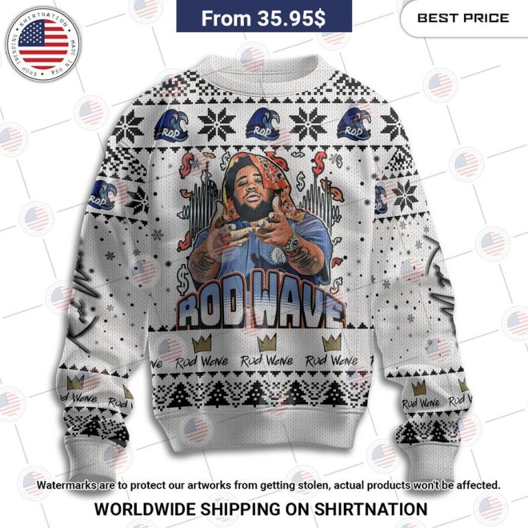 Rod Wave Christmas Sweater Hey! You look amazing dear