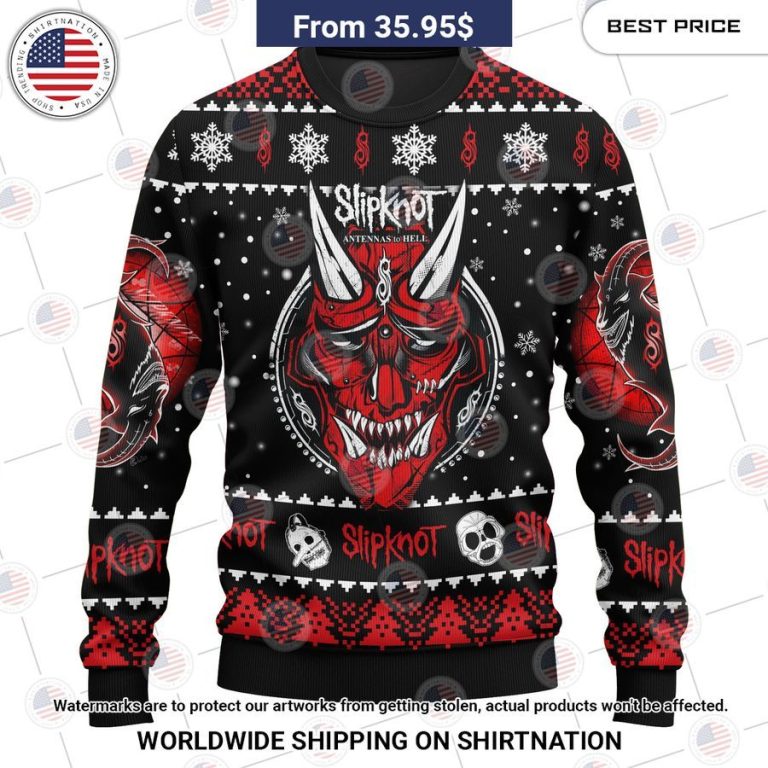 Slipknot Custom Christmas Sweaters Pic of the century