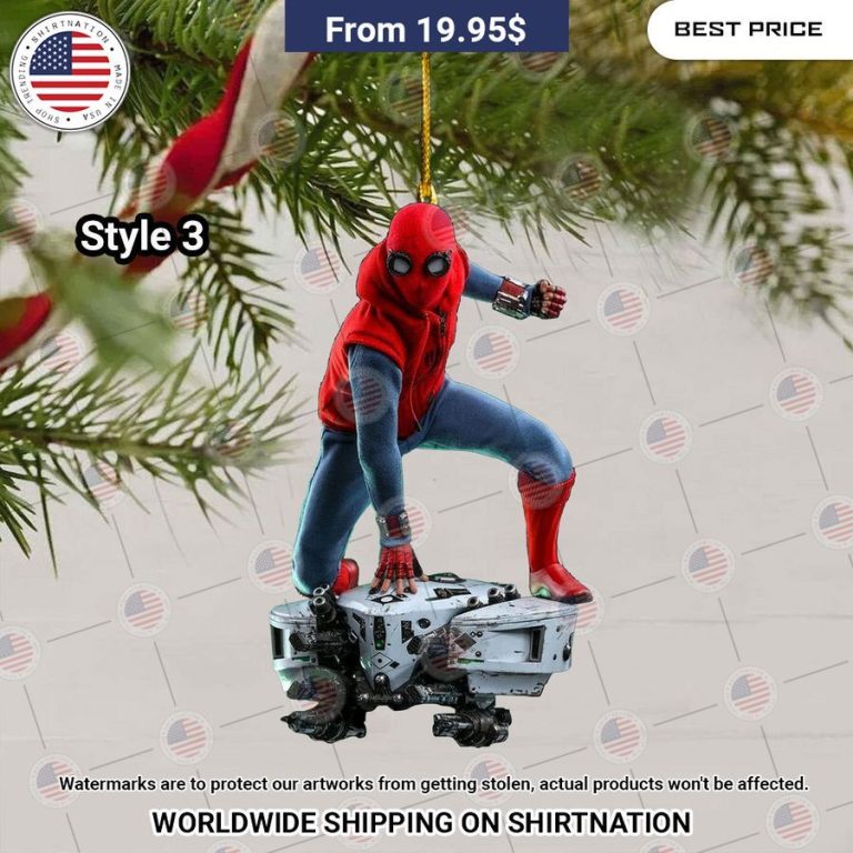 Spider Man Christmas Ornament Rocking picture