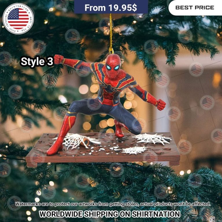 Spider Man Marvel Christmas Ornament Long time