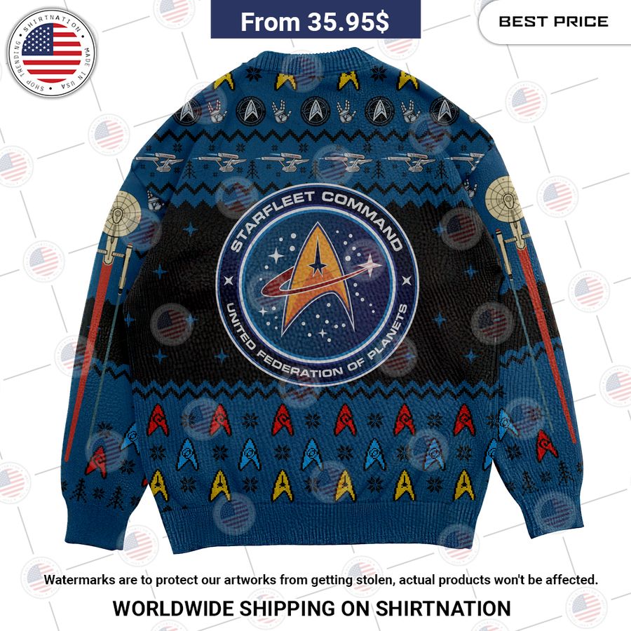 Star Trek Starfleet Command Sweater Mesmerising