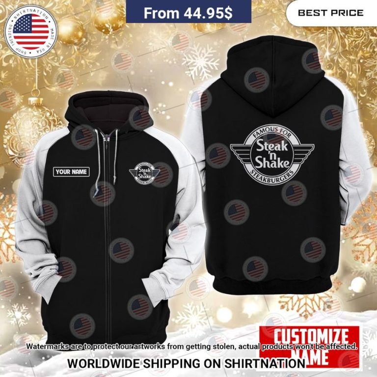 Steak 'n Shake Custom Fleece Hoodie Speechless