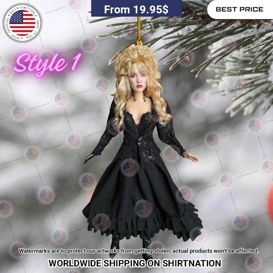 Stevie Nicks Christmas Ornament You look different and cute