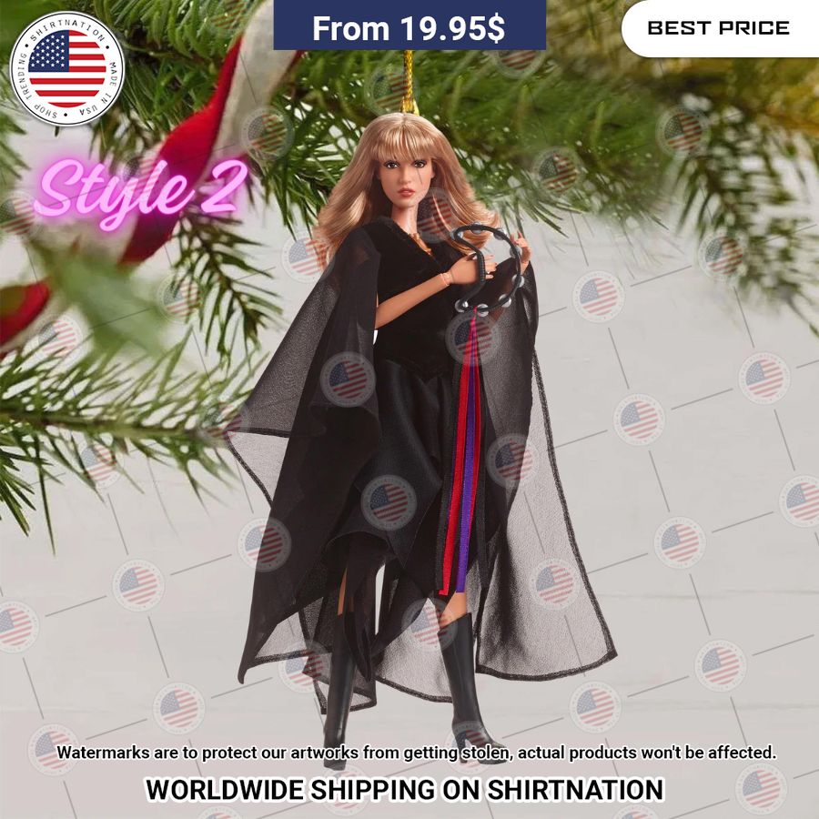 Stevie Nicks Christmas Ornament Such a charming picture.
