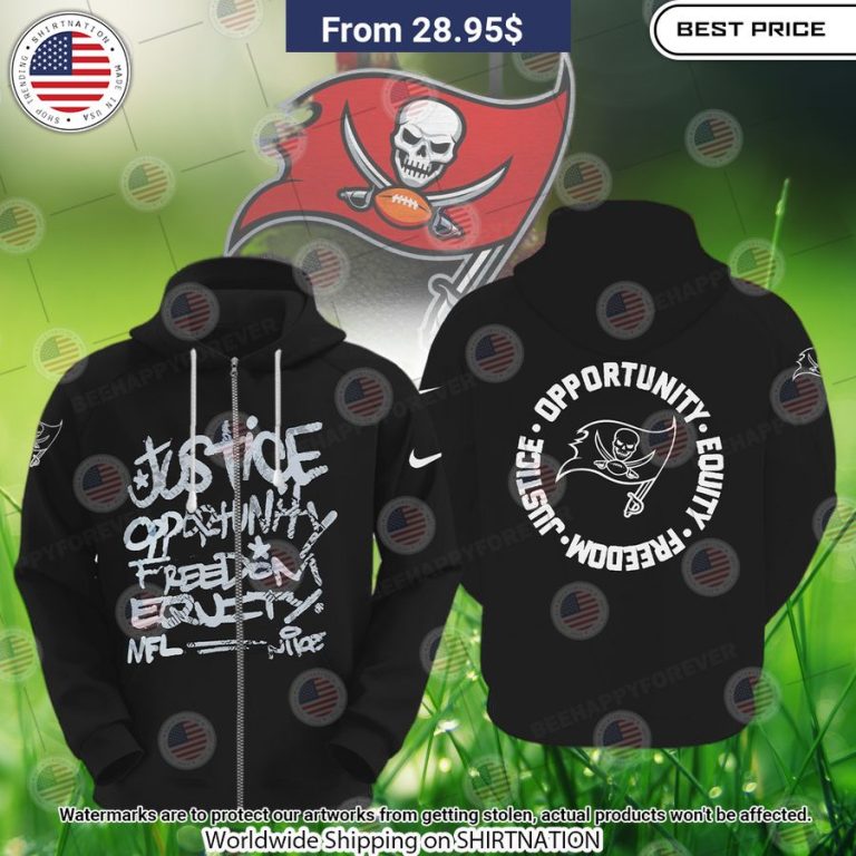 Tampa Bay Buccaneers Justice Opportunity Equity Freedom Shirt Nice Pic