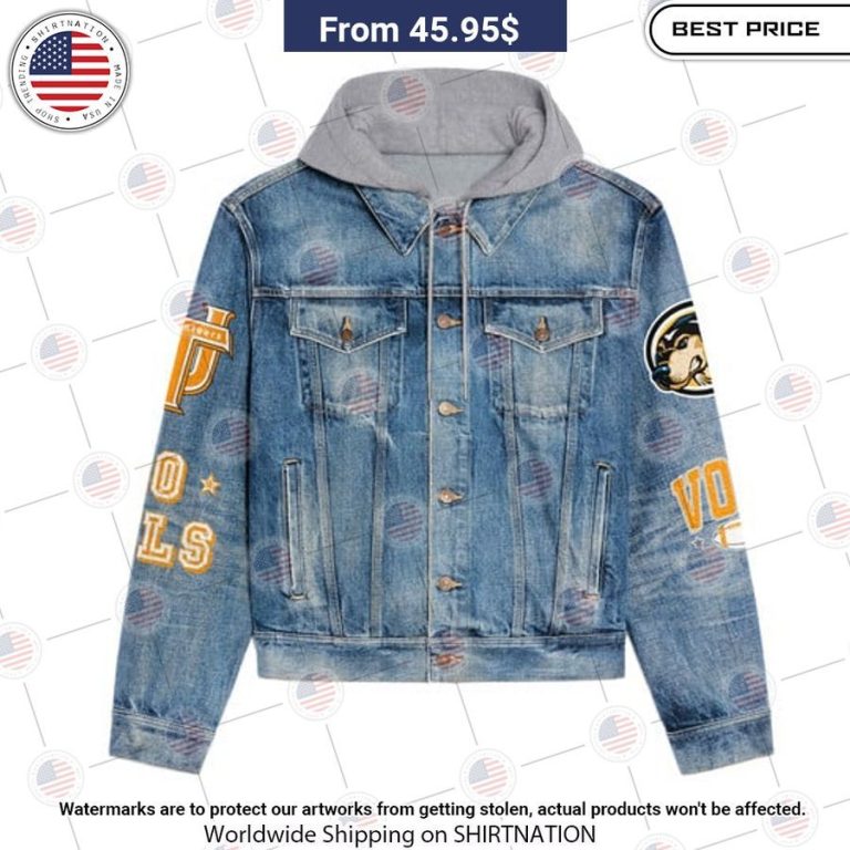 Tennessee Volunteers Hooded Denim Jacket Oh my God you have put on so much!