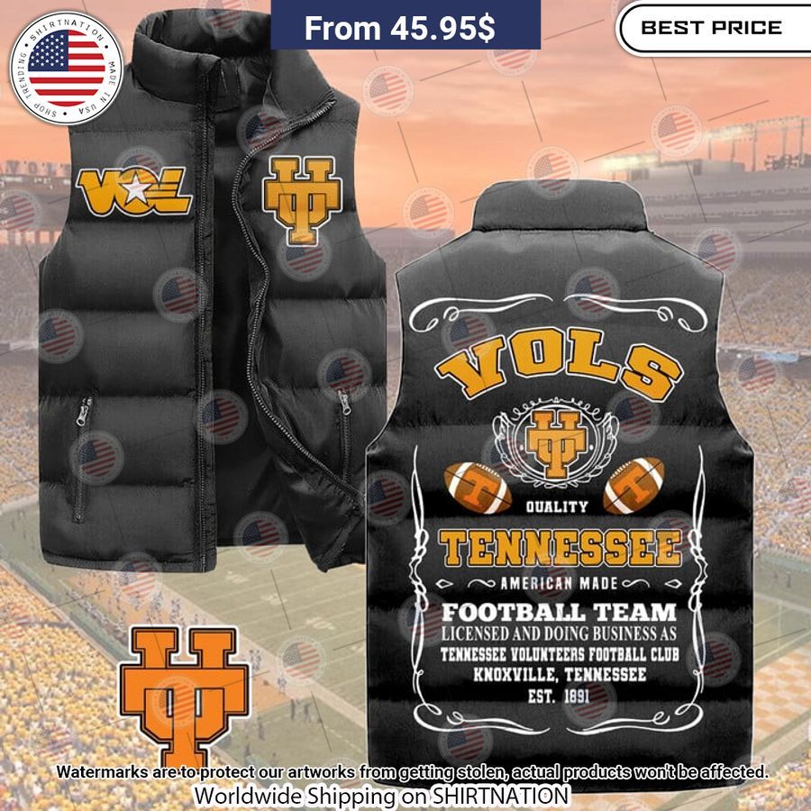 Tennessee Volunteers Sleeveless Down jacket She has grown up know