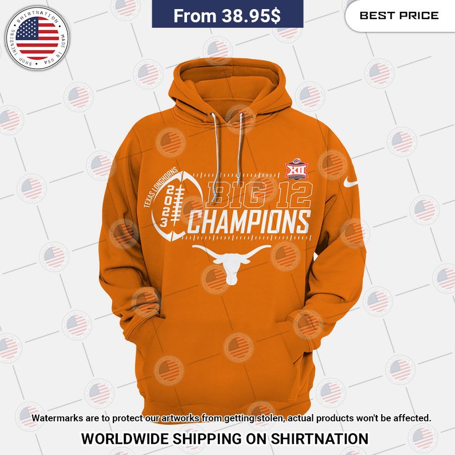 Texas Longhorns Big 12 Championship Hoodie Best picture ever