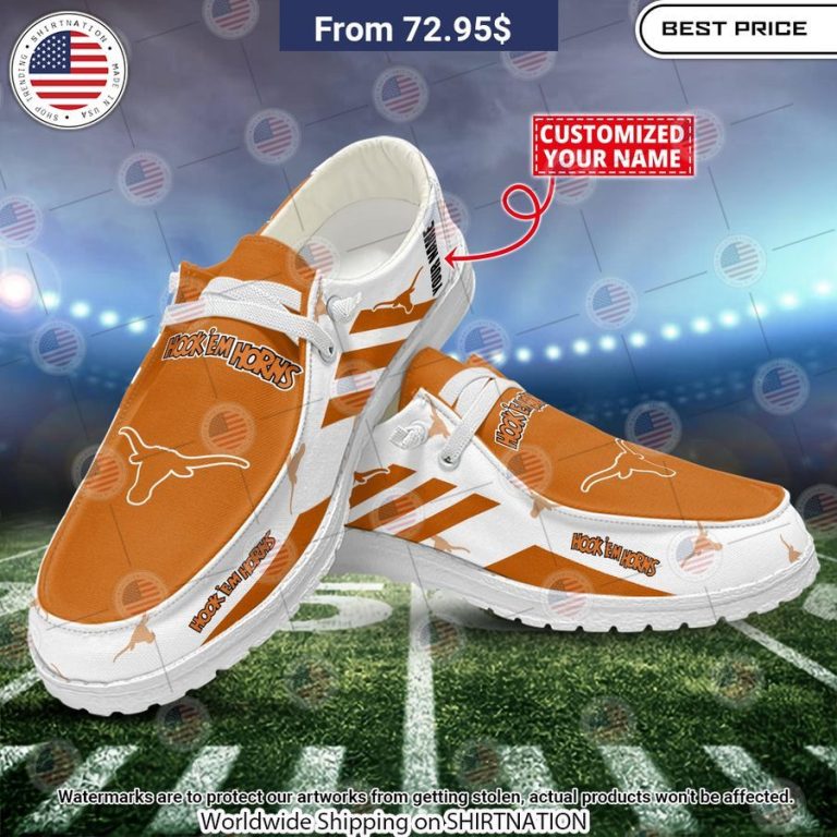 Texas Longhorns Hook 'em Horns Hey Dude Shoes Looking so nice