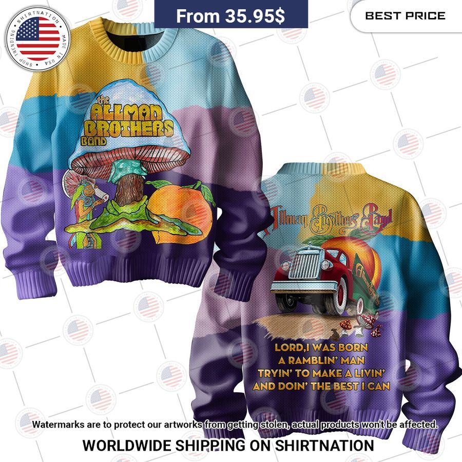 The Allman Brothers Band Sweater Gang of rockstars