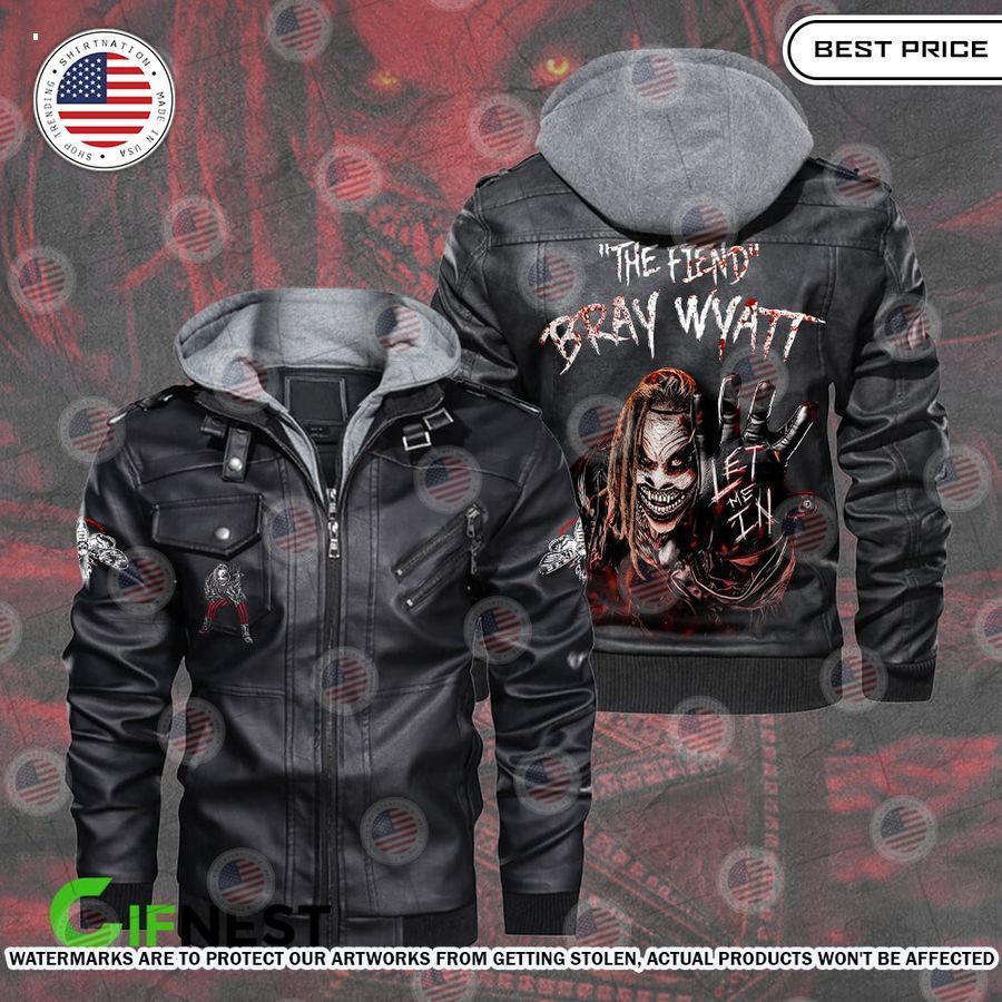 The Fiend Bray Wyatt Leather Jacket Out of the world