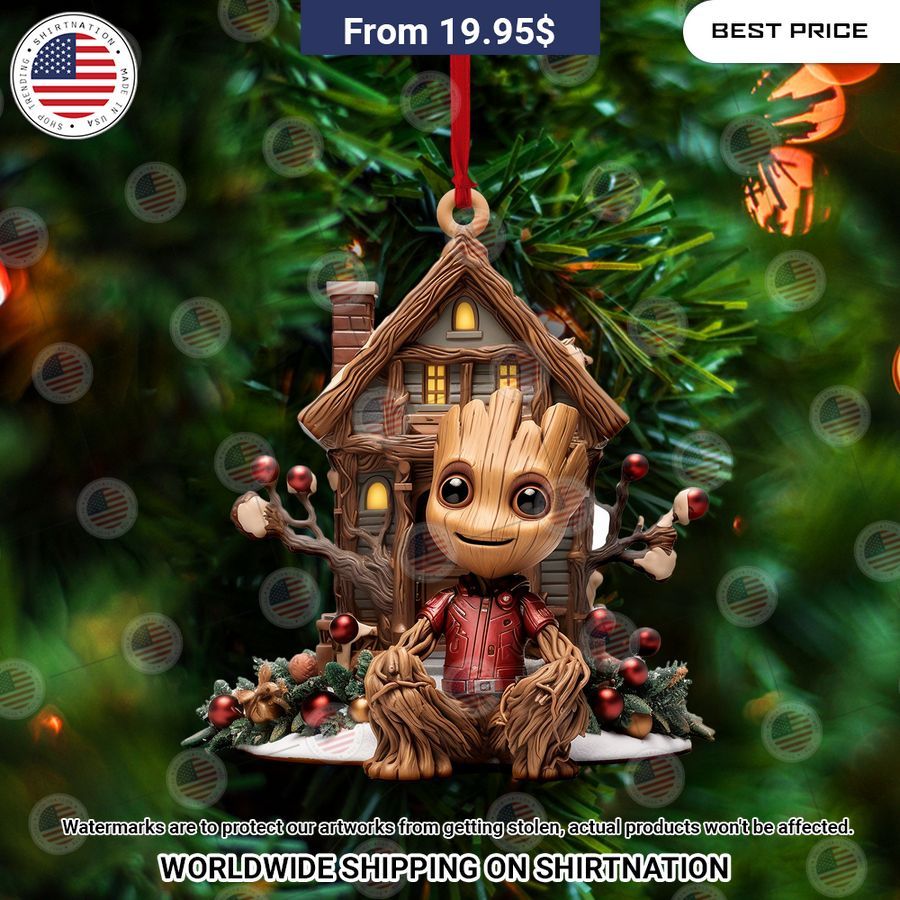 The Groot Home Christmas Ornament Out of the world