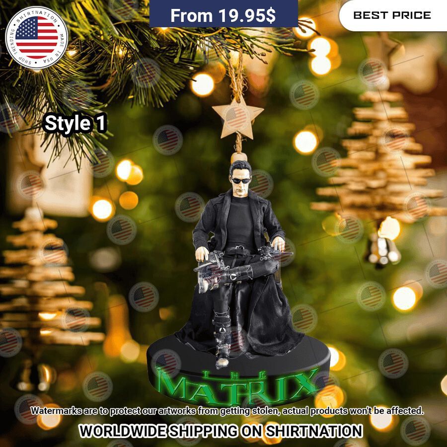 The Matrix Christmas Ornament She has grown up know