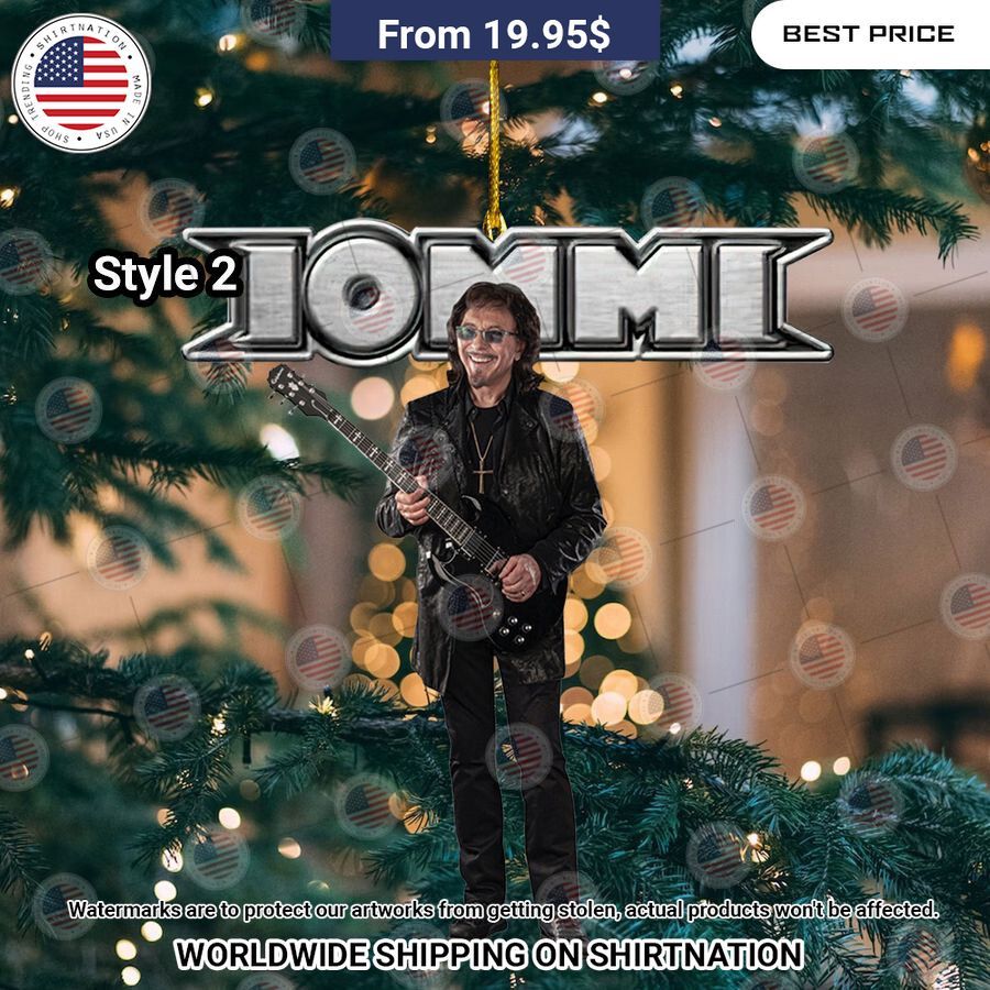 Tony Iommi Christmas Ornament Best picture ever