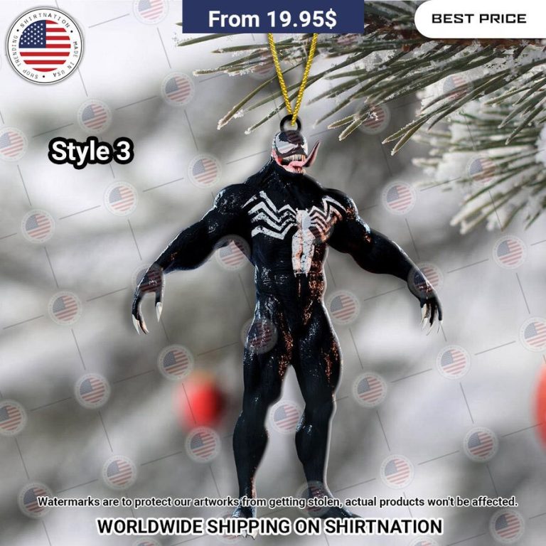 Venom Christmas Ornament How did you learn to click so well