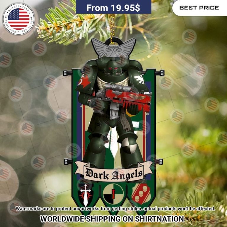 Warhammer 40K Dark Angels Ornament Hundred million dollar smile bro