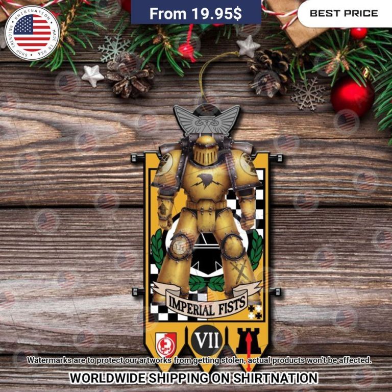 Warhammer 40K Imperial Fists Ornament Pic of the century