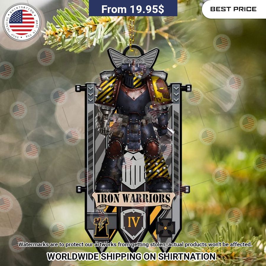 Warhammer 40K Iron Warion Ornament Impressive picture.