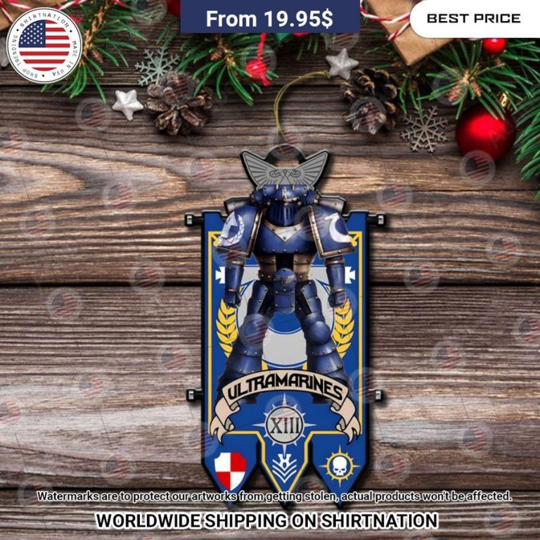 Warhammer 40K Ultramarines Ornament You look beautiful forever