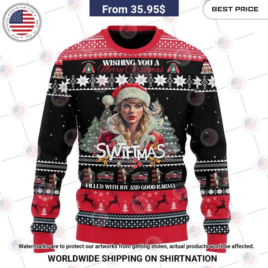 Wishing You A Merry Swiftmas Sweater Heroine