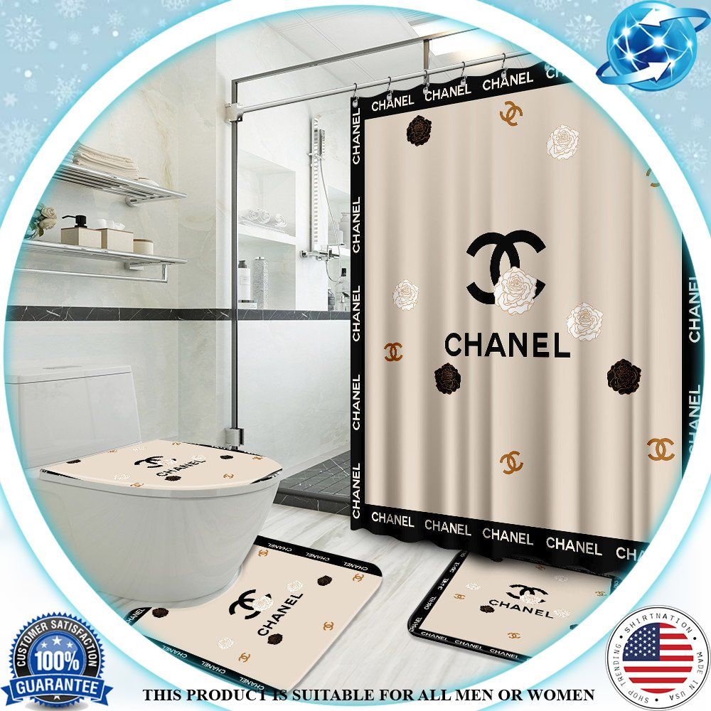 NEW Chanel Bathroom Shower Curtain Set • Shirtnation - Shop trending  t-shirts online in US