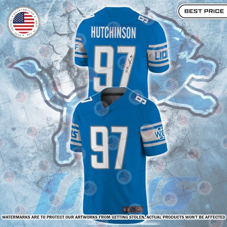 aidan hutchinson detroit lions football jersey 2