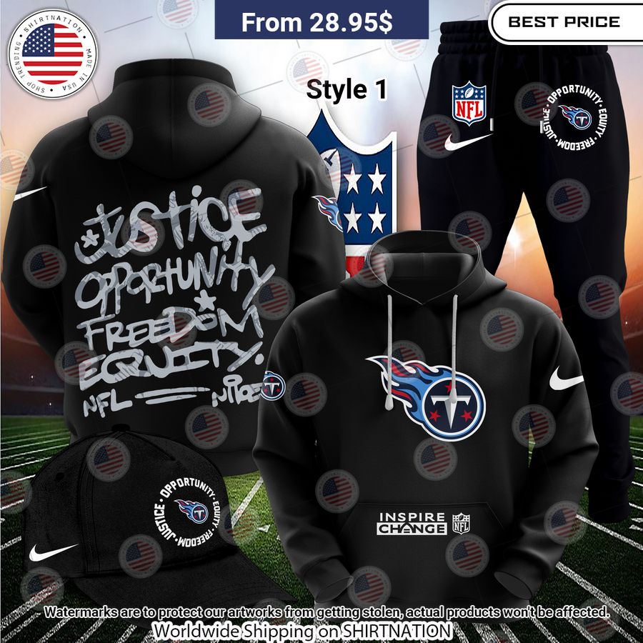 BEST Tennessee Titans Justice Inspire Change Hoodie You are always amazing