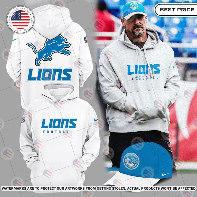 Coach Dan Campbell’s Detroit Lions Hoodie Selfie expert