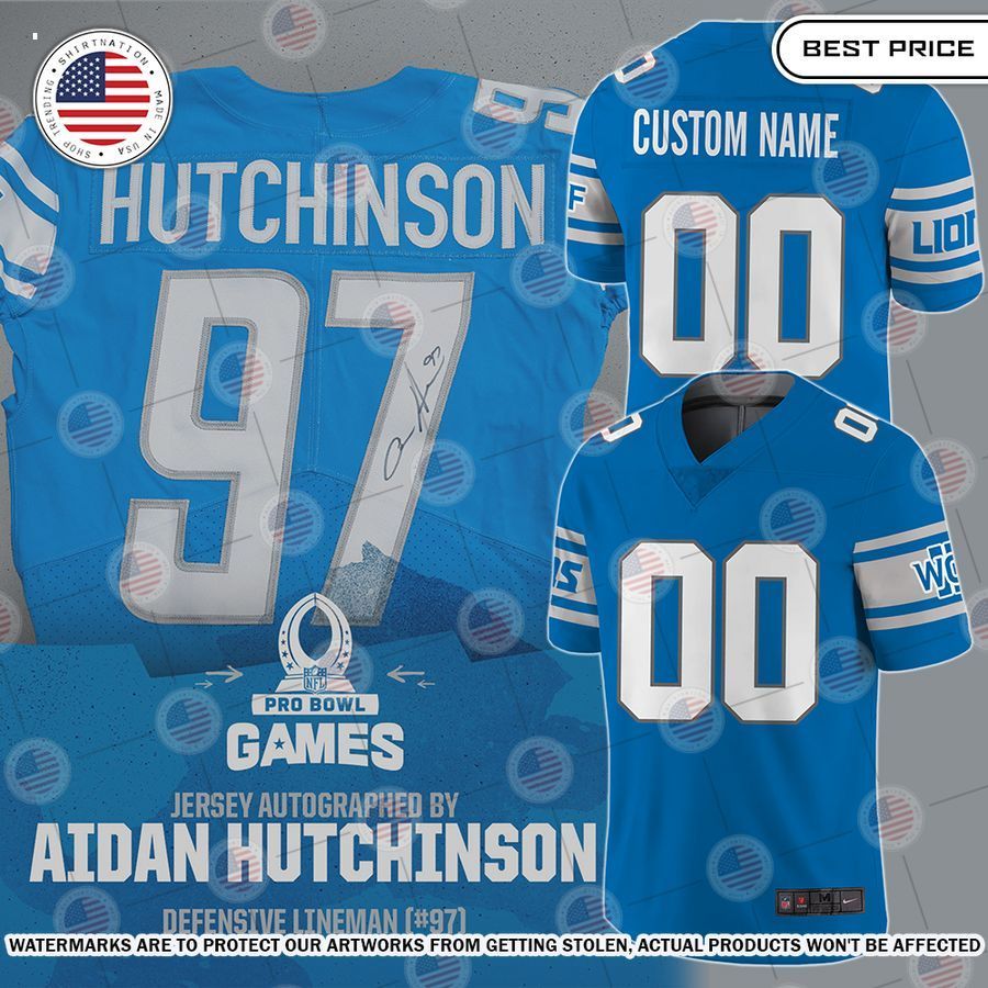 Detroit Lions Custom Football Jersey You always inspire by your look bro